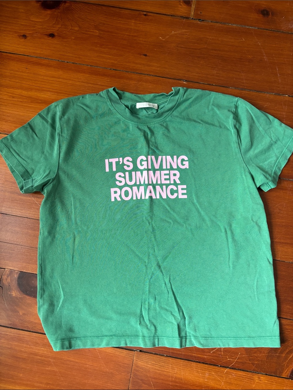 Zara washed effect graphic tee